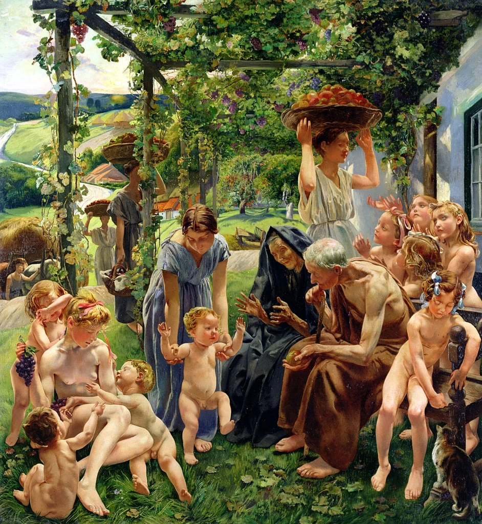 L'epoca d'oro. La sera - Musee d'Orsay, Parigi